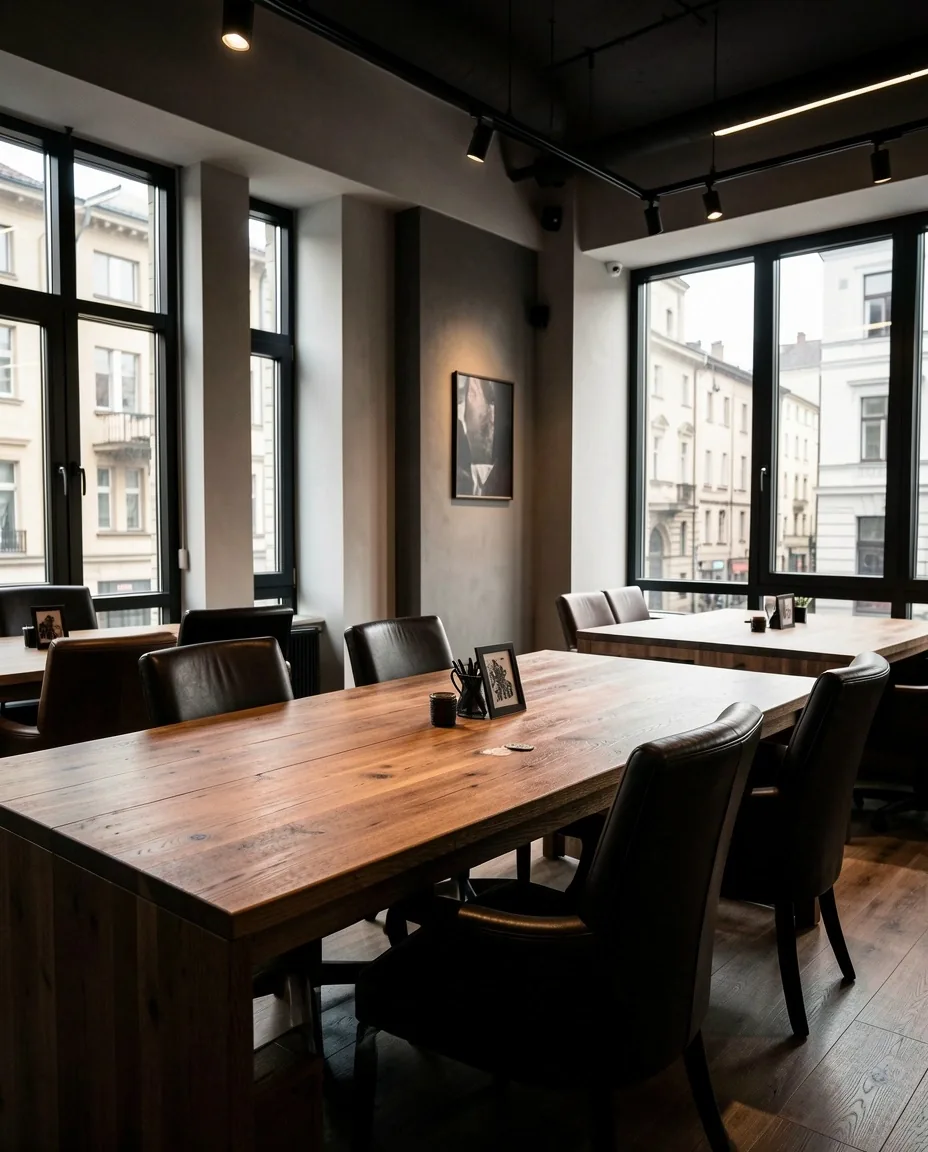 Wnętrze coworkingu Vilmorian w Sopocie