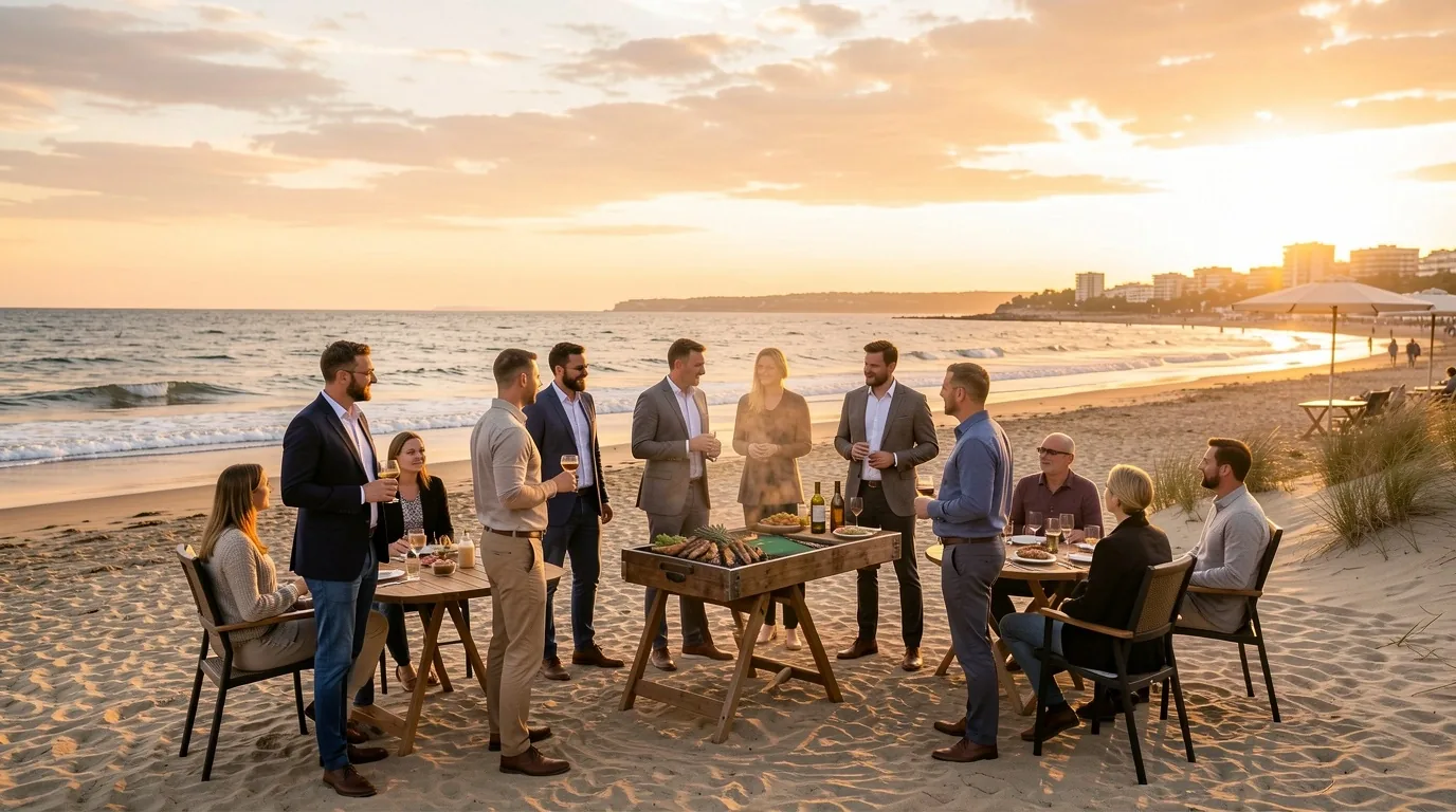 Wydarzenie integracyjne Vilmorian Beach BBQ w Sopocie